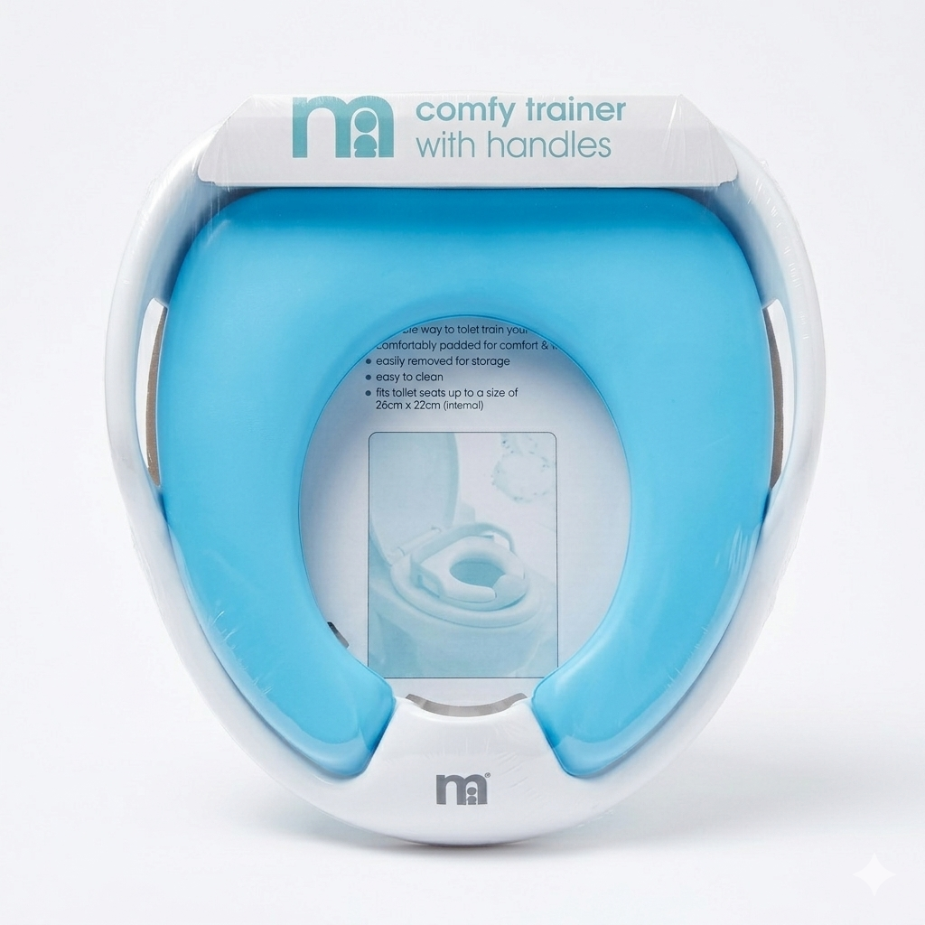 Baby Comfy Toilet Trainer Seat with Handles for Toddlers