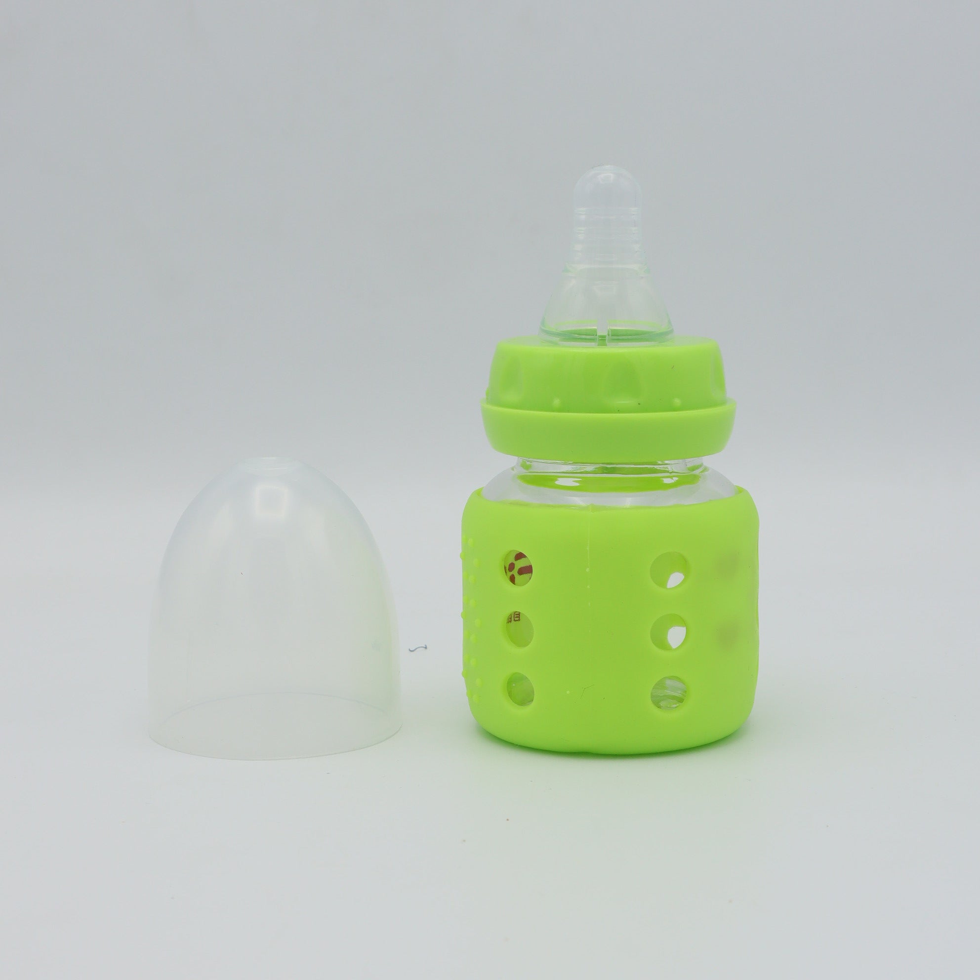 Baby Glass Bottle Parrot Green 60ml by FISH