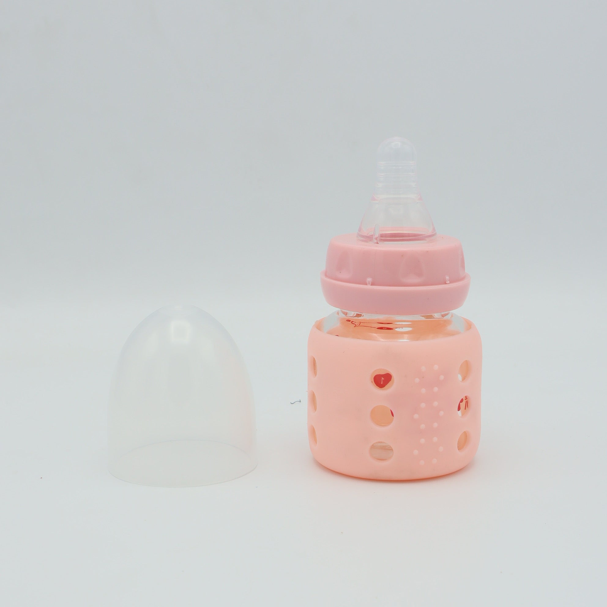 Baby Glass Bottle Pink 60ml by FISH