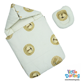 Baby Carry Nest Hooded Cute Lion Print | Little Darling