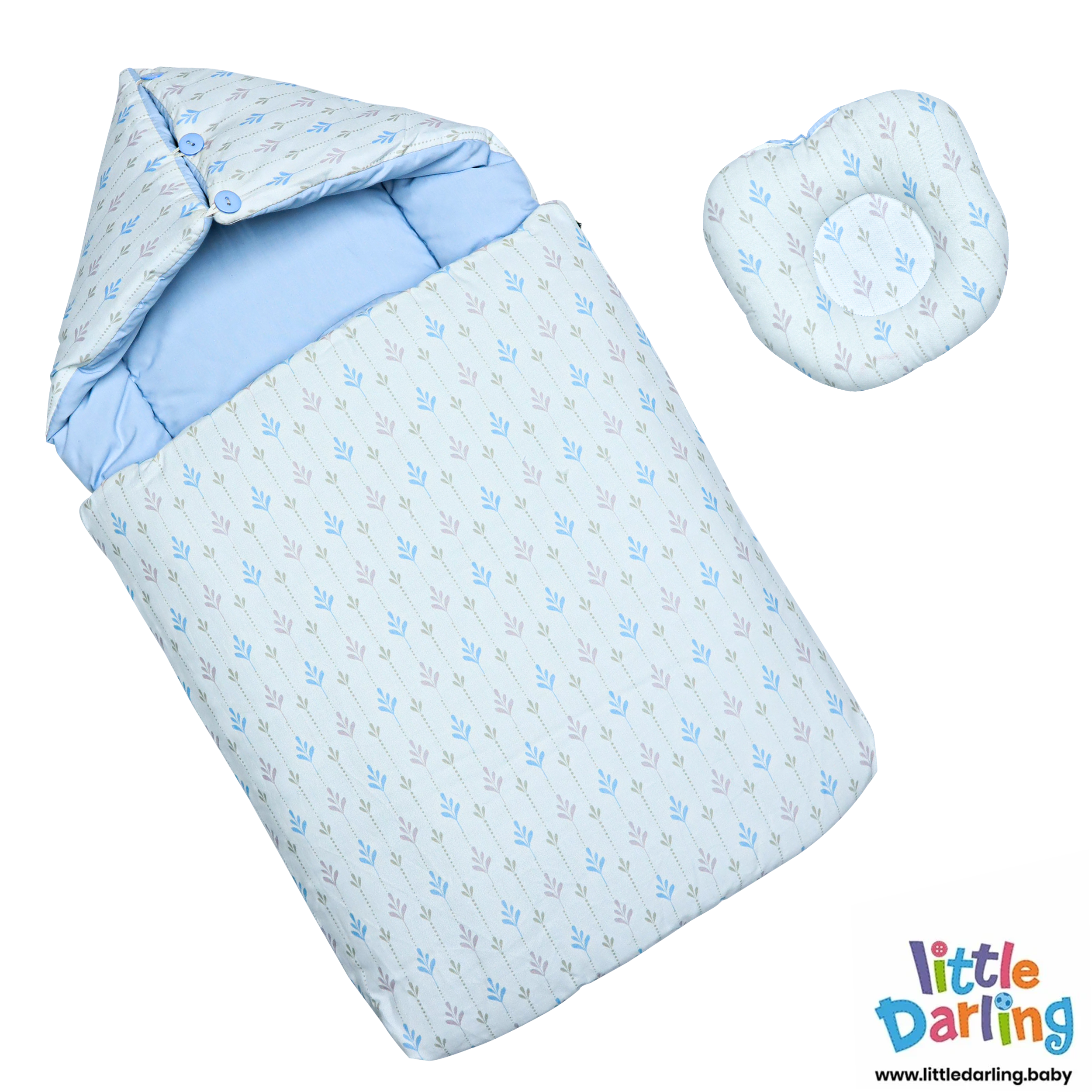 Baby Carry Nest Hooded Arrow Print by Little Darling