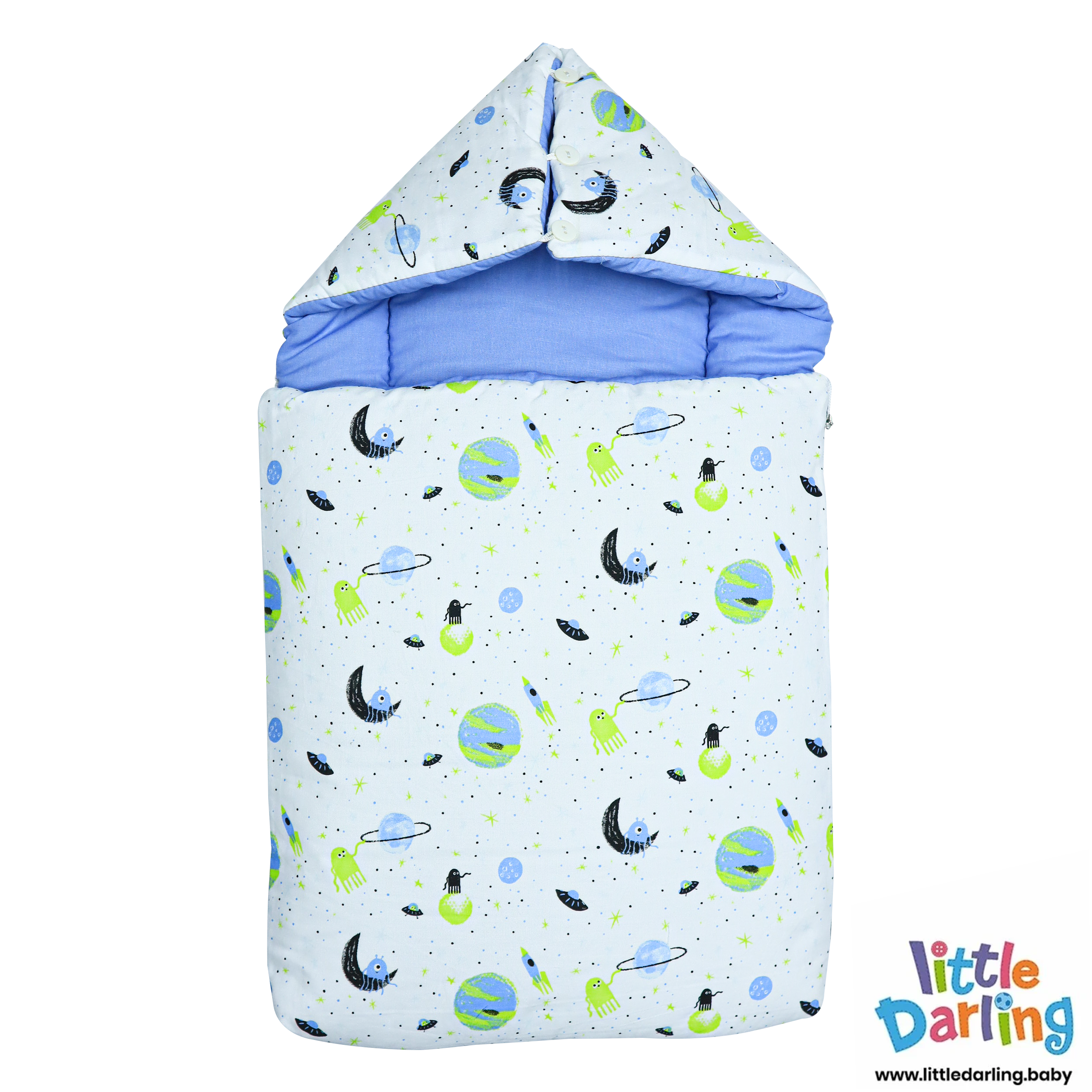 Baby Carry nest Hooded Galaxy Print by Little Darling