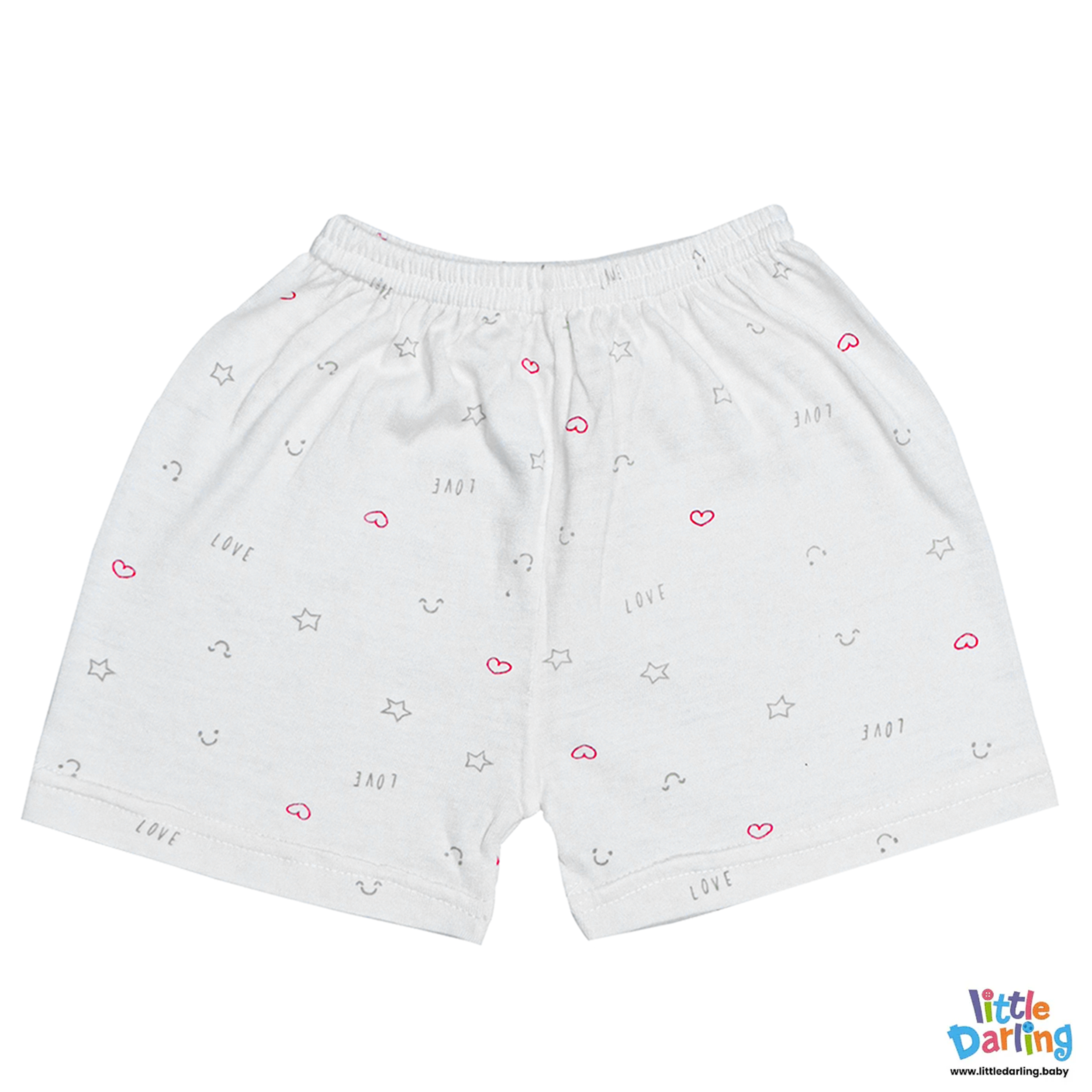 Baby Sando Suit Heart & Star Print by Little Darling