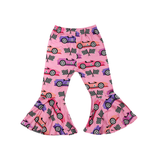 Kids Outfit Pink Car Print – 3 Piece Set