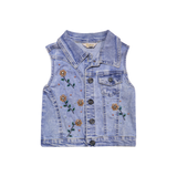 Kids Stylish 3-Piece Outfit – Pink Top & Blue Sequin Set