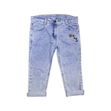 Kids Stylish 3-Piece Outfit – Pink Top & Blue Sequin Set