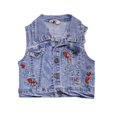 Kids Stylish 3-Piece Outfit – Top & Blue Sequin Set