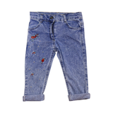 Kids Stylish 3-Piece Outfit – Top & Blue Sequin Set