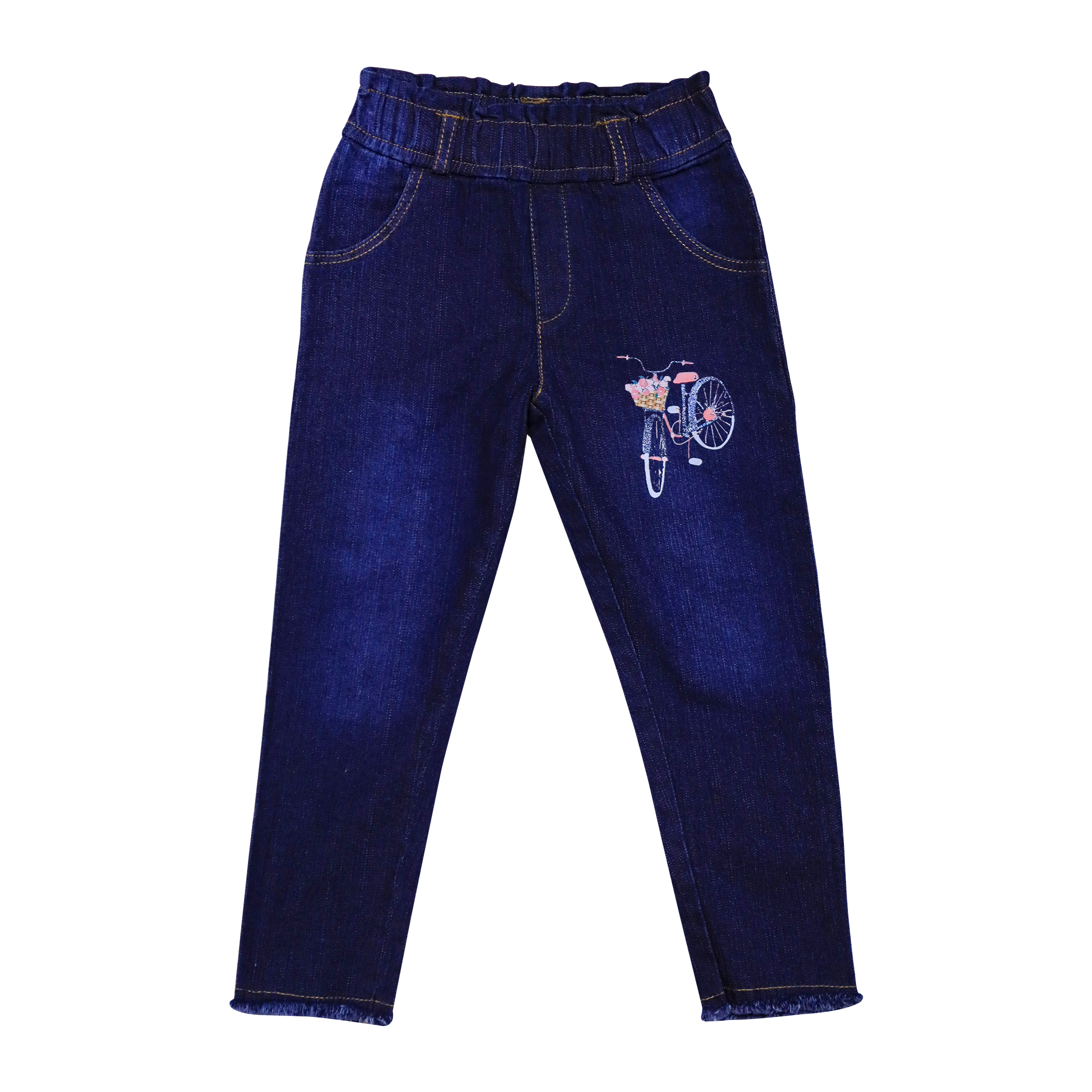 Baby Girls Cotton Pant Blue Color