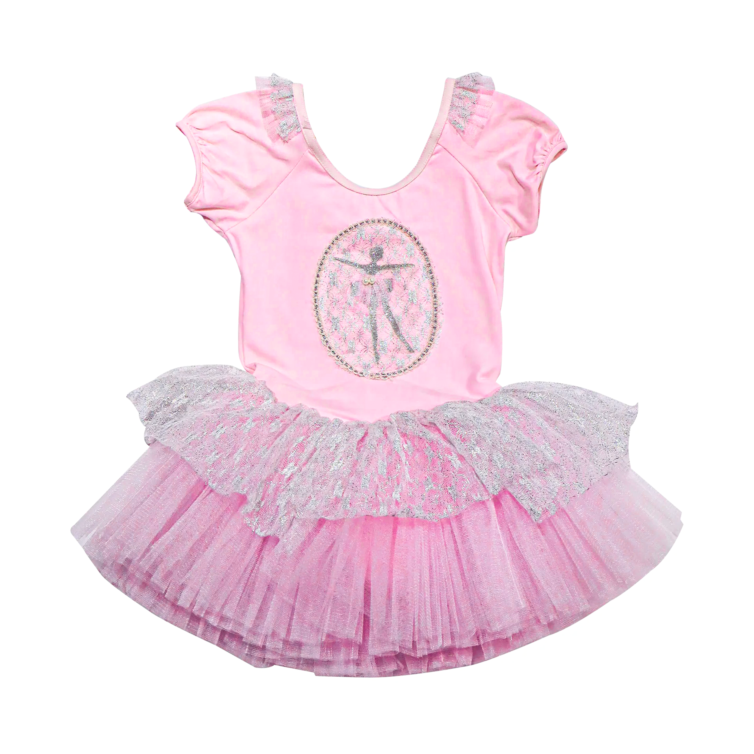 Cotton Girls Frock Half Sleeve With Net