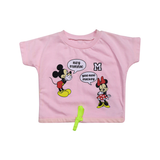 Girls Outfit Set Mickey Mouse Print