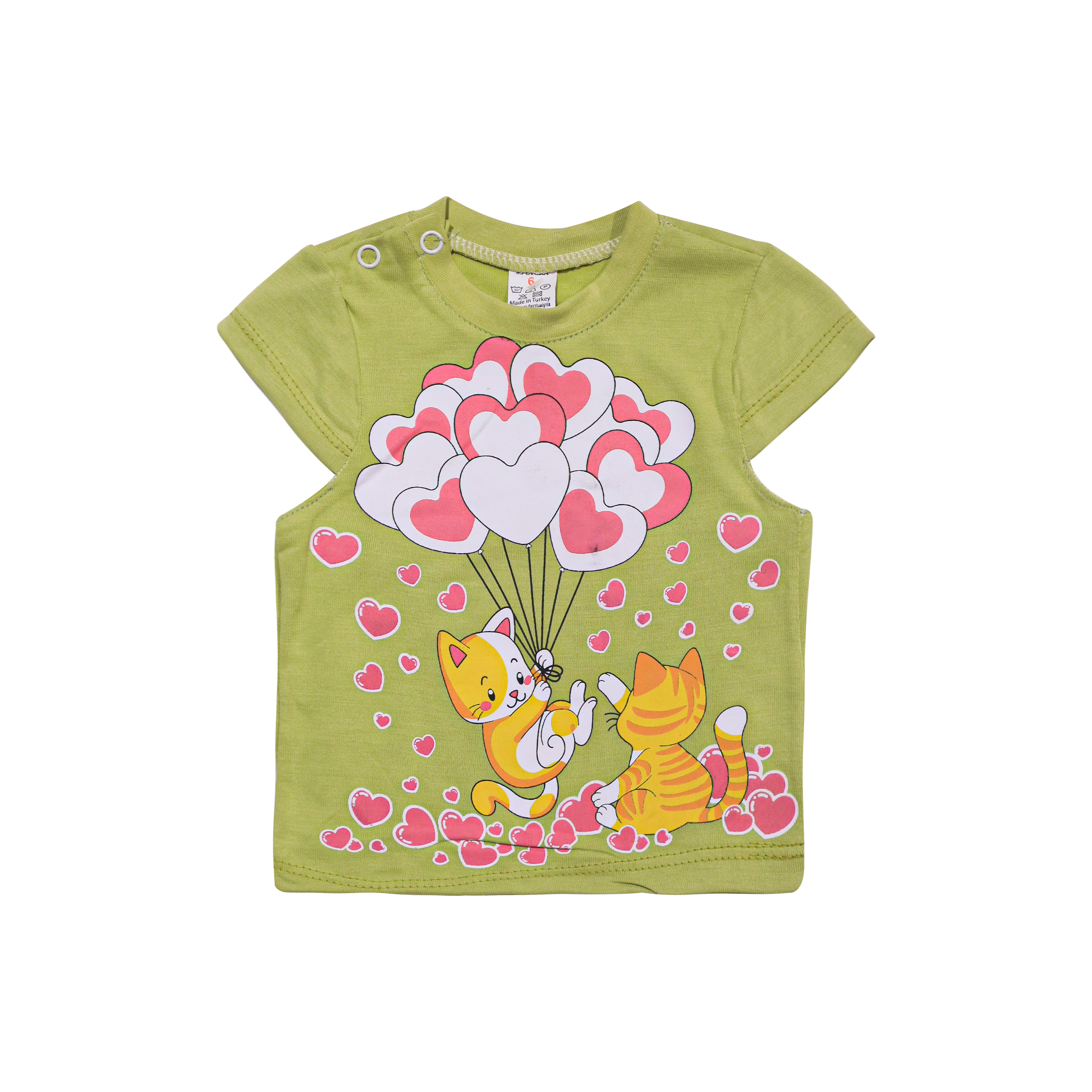 Girls Outfits Set Cute Cat Print