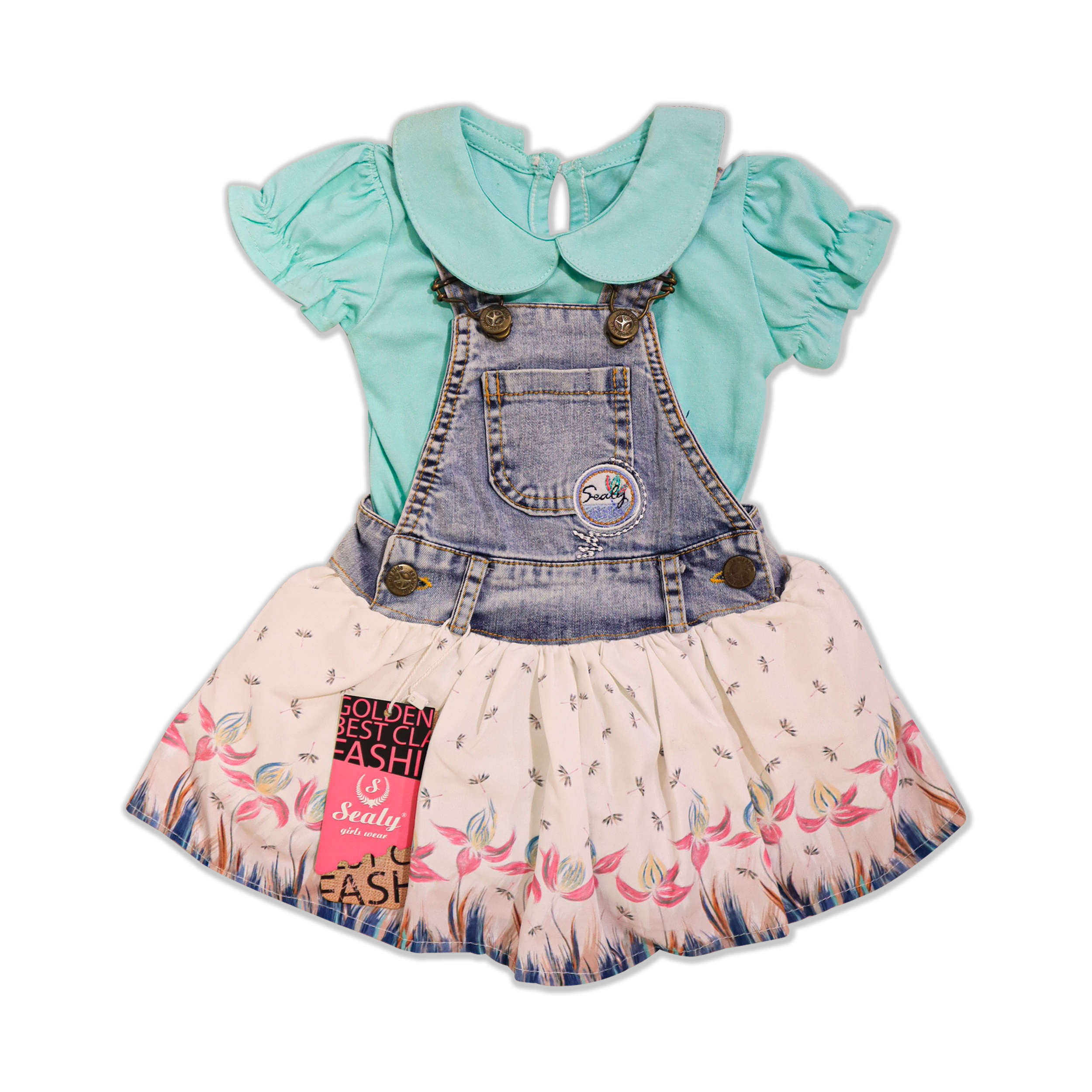 Cotton Jen's Girls Frock Half Selvees