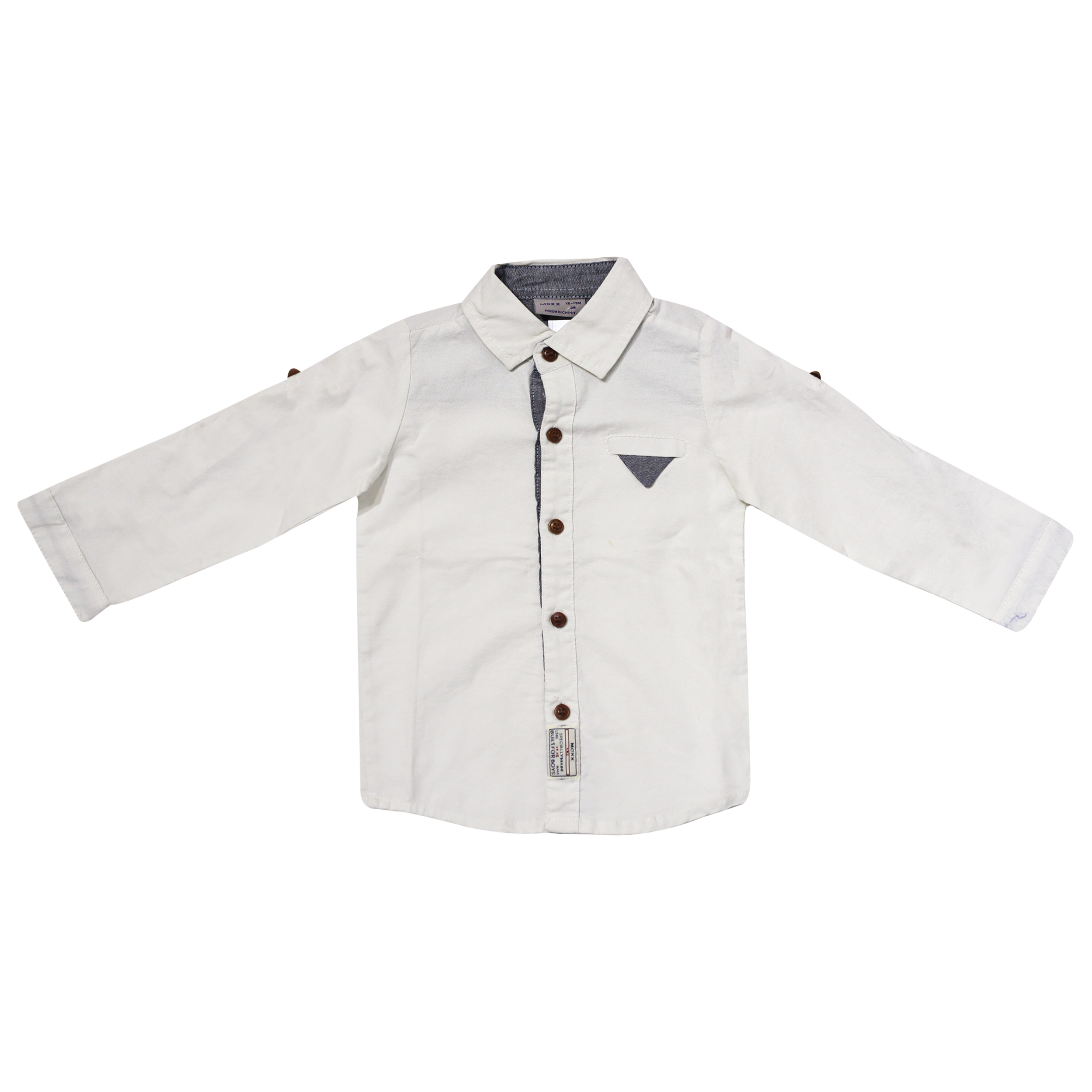 Kids Shirt White Color by Little Darling
