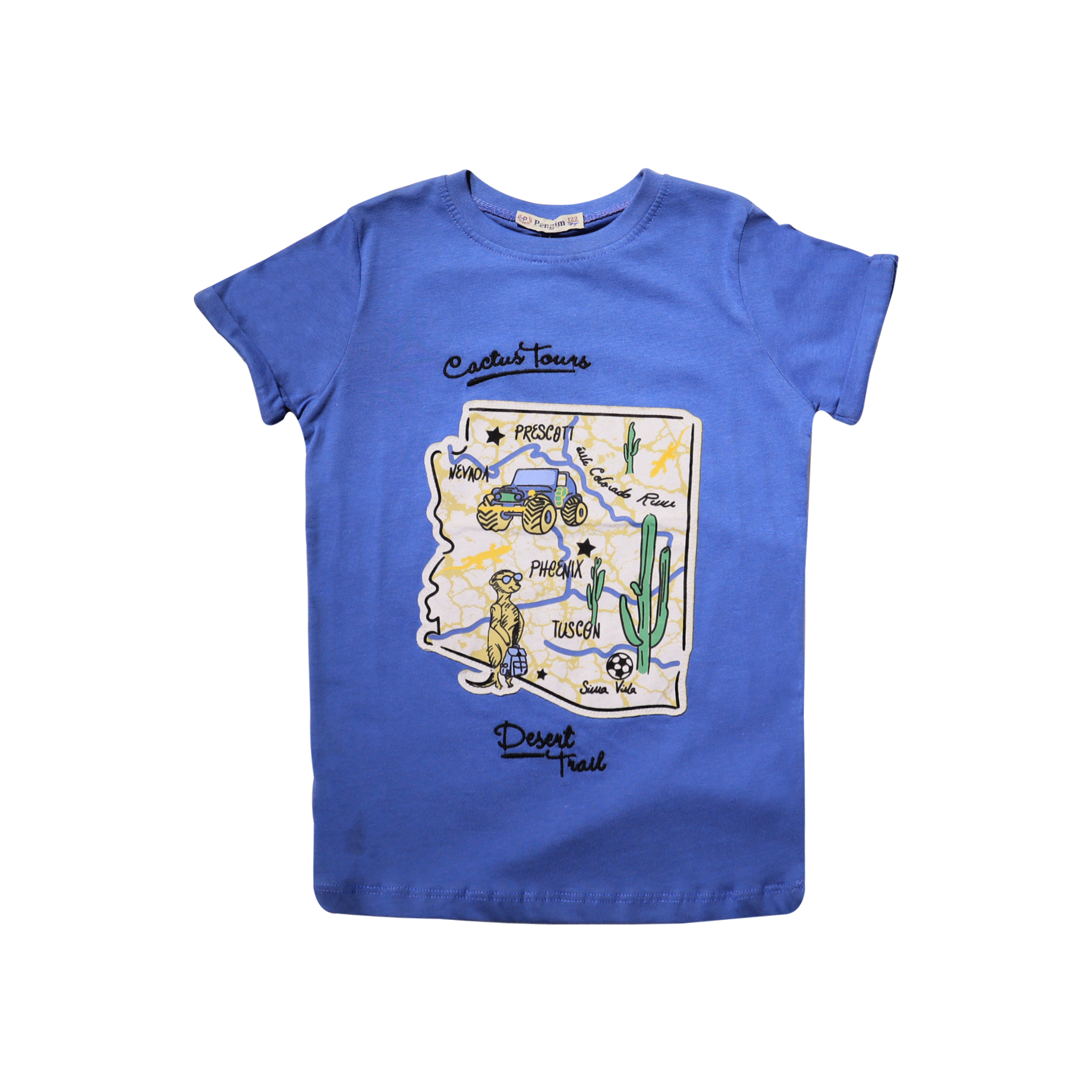 Kids T-Shirt Blue Color by Little Darling