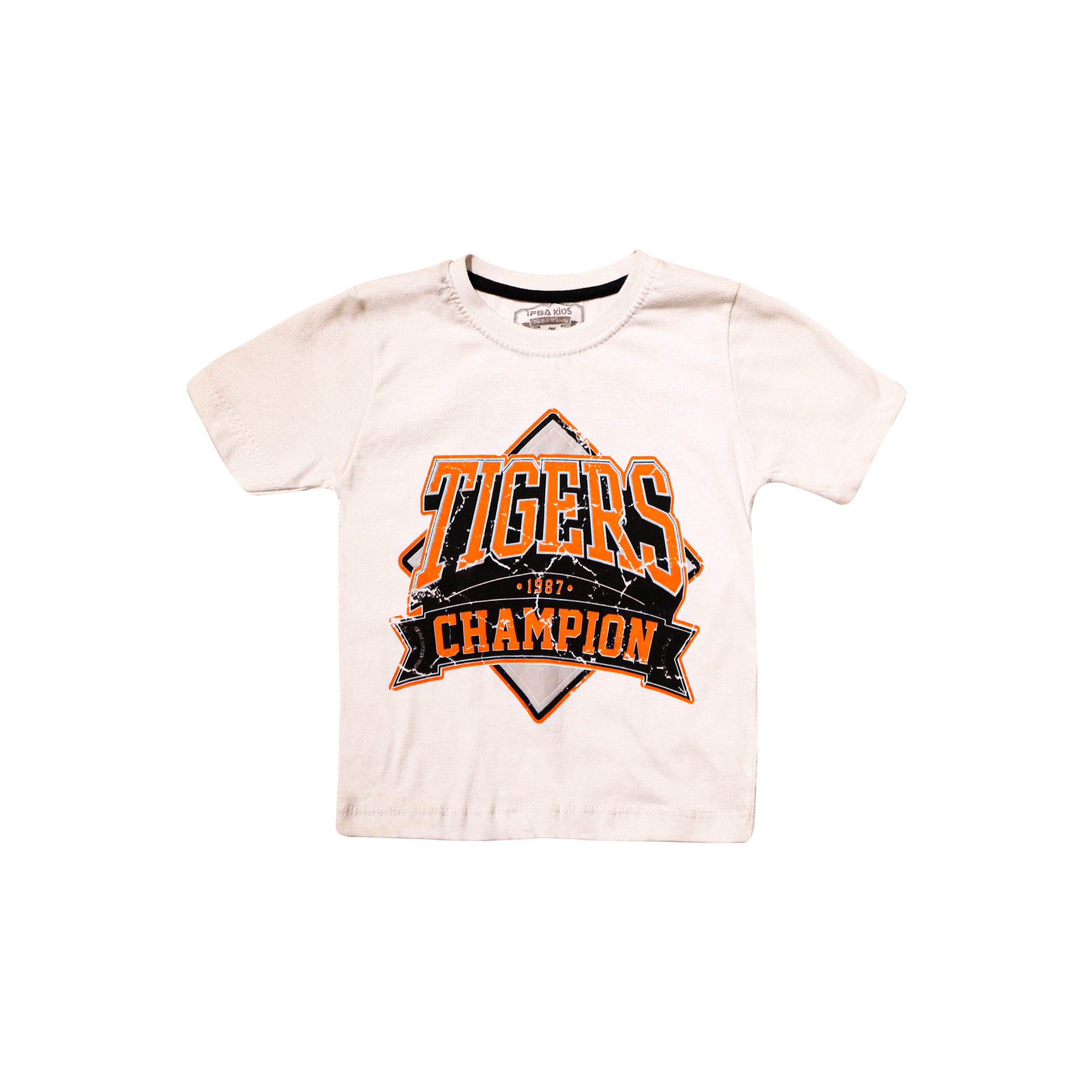 Kids T Shirt White Color by Little Darling
