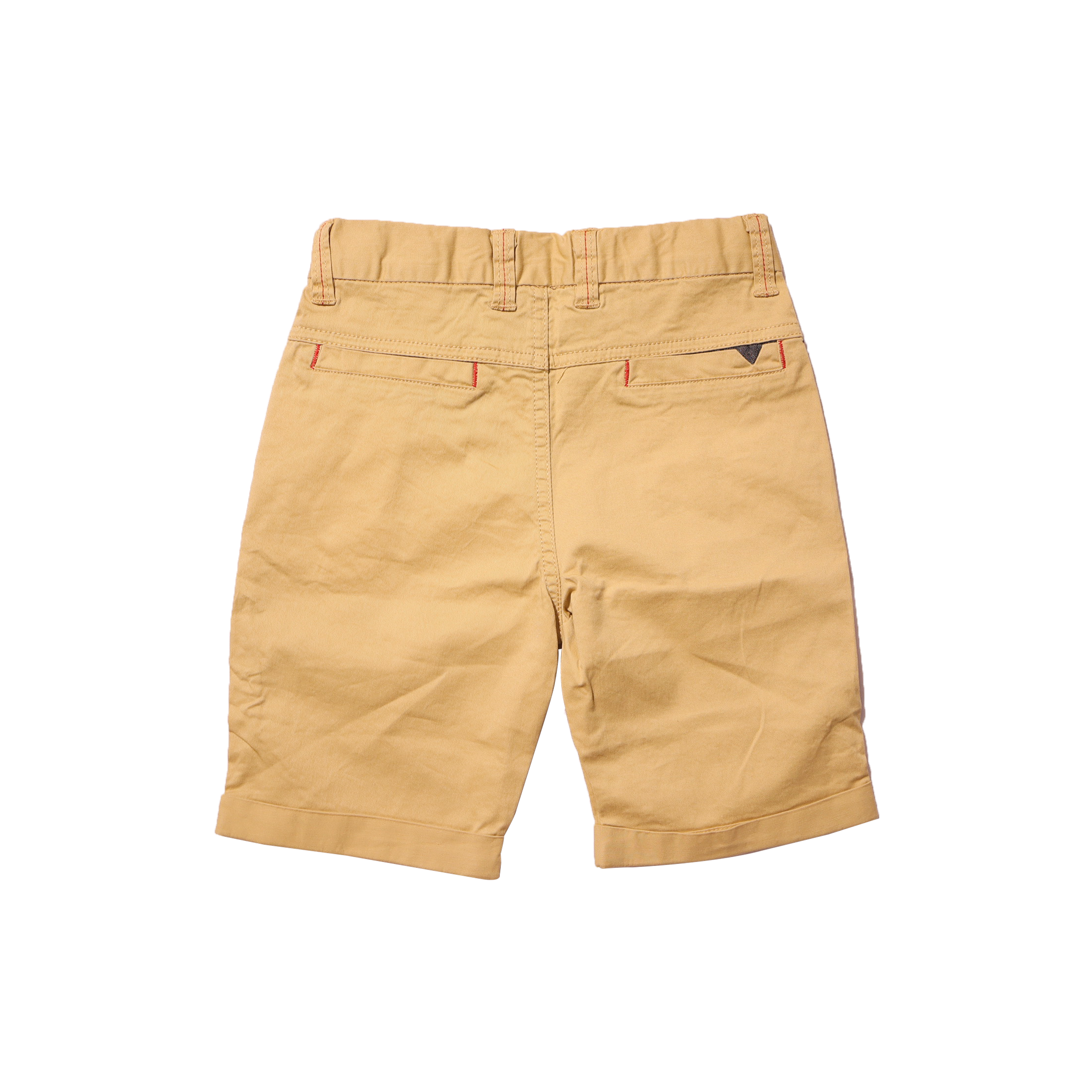 Kids Cream Cotton Shorts