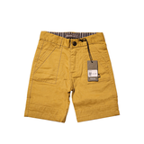 Kids Yellow Cotton Shorts