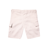 Kids White Cotton Shorts | Little Darling