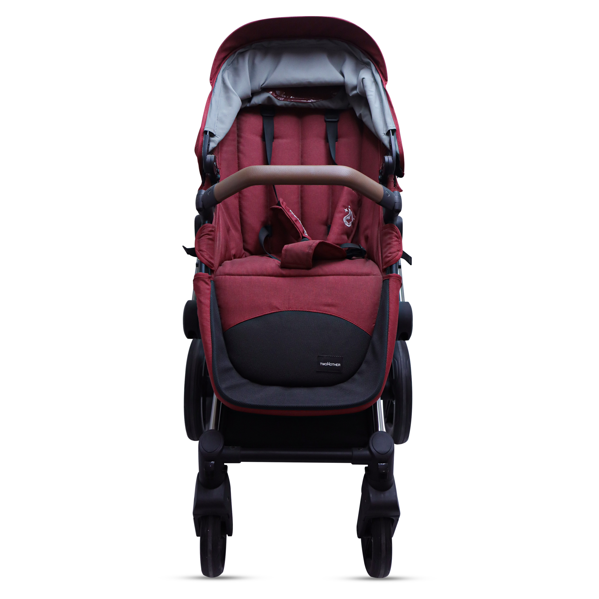 Baby Stroller Maroon Color by Two Mother