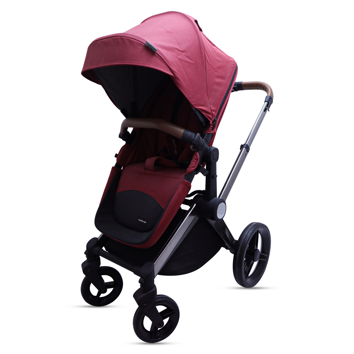 Baby Stroller Maroon Color | Two Mother Price in Pakistan