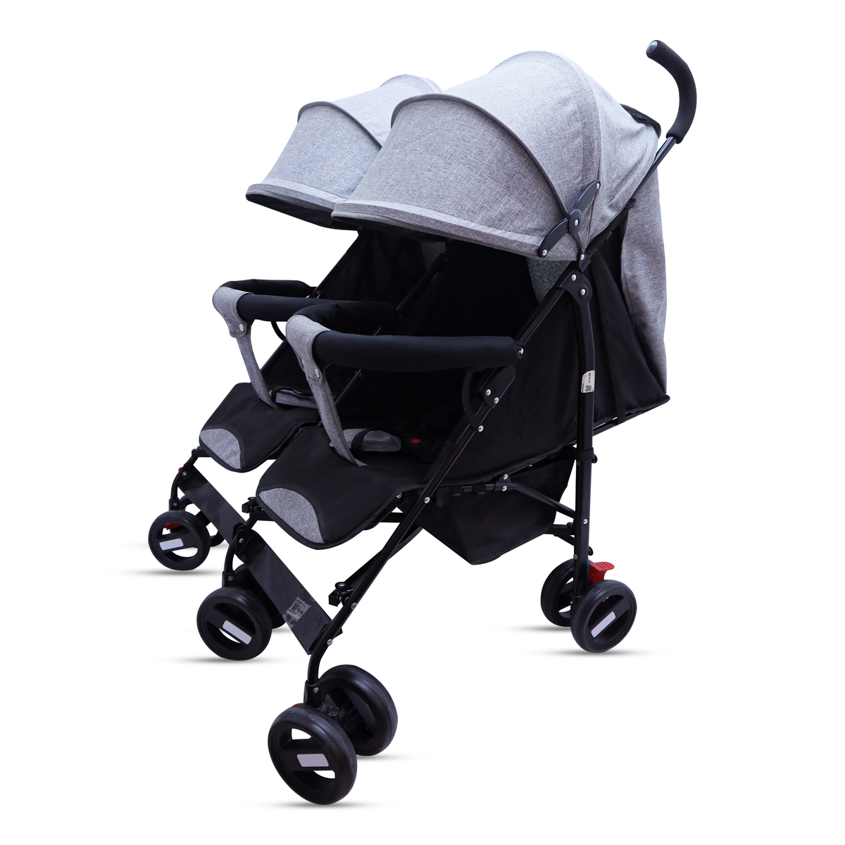 Baby Stroller Gray Color Twin Stroller Price in Pakistan
