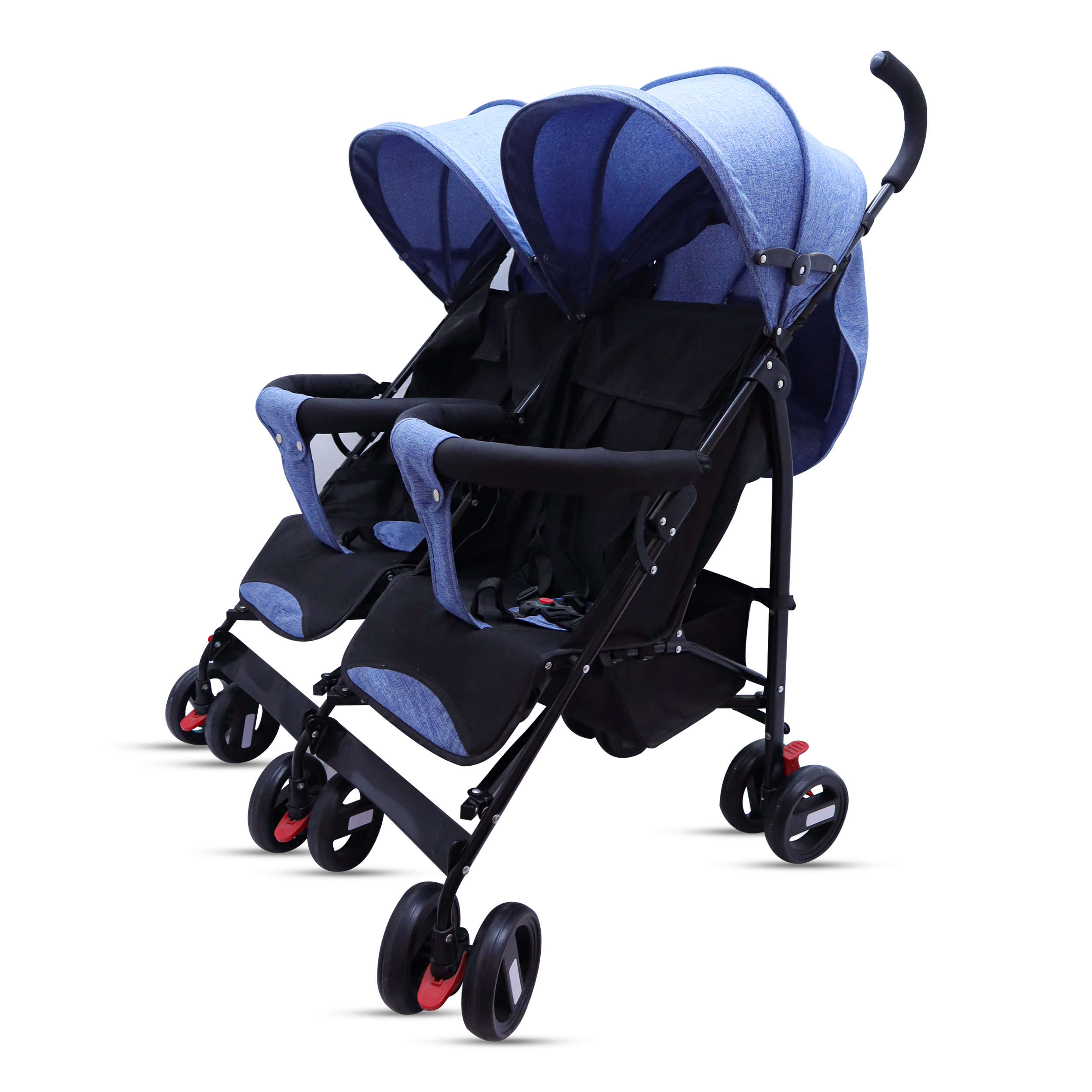 Baby Stroller Blue Color Twin Stroller