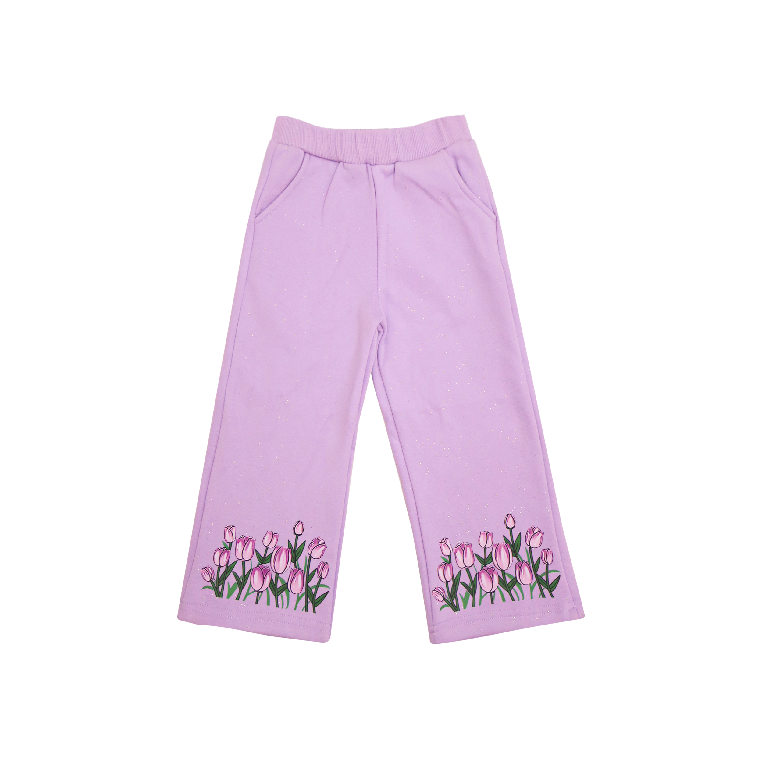 Girls Hoodie Suit Flower Print