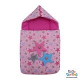Baby Hooded Carry nest Star Embossed | Little Darling