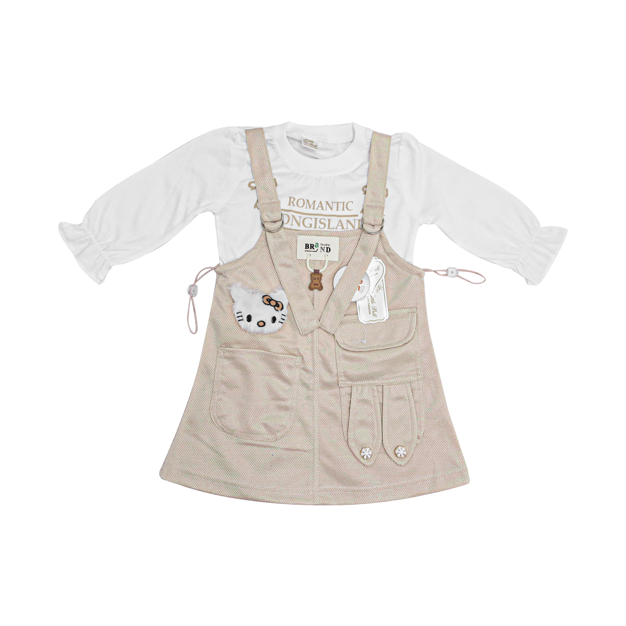 Girls Suit Pk 3 Cat Print