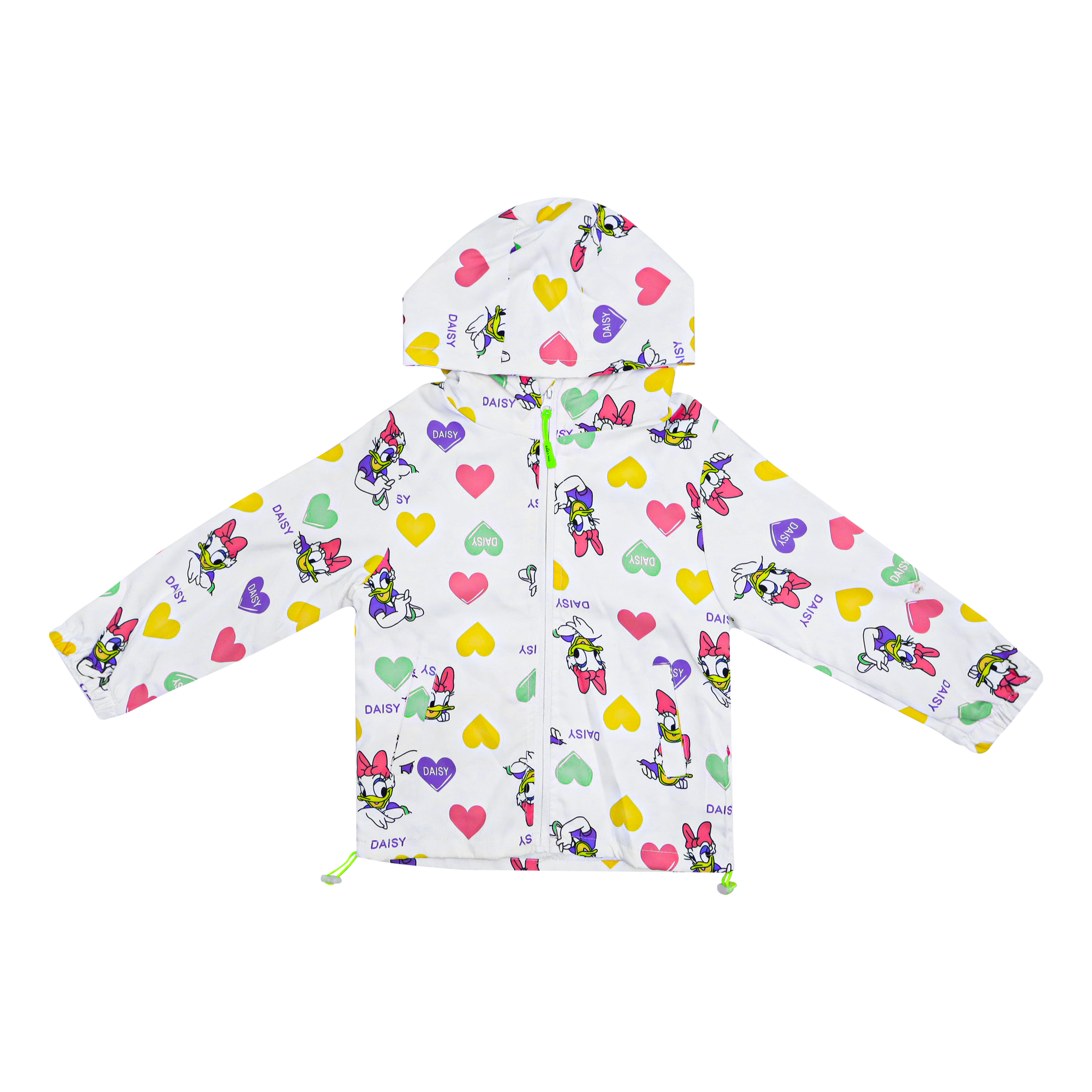 Hooded Jacket Daisy Duck Print