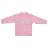 Baby Knit Sweater Sequin Smile Design