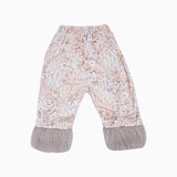 Girls Floral Winter Suit with Fur