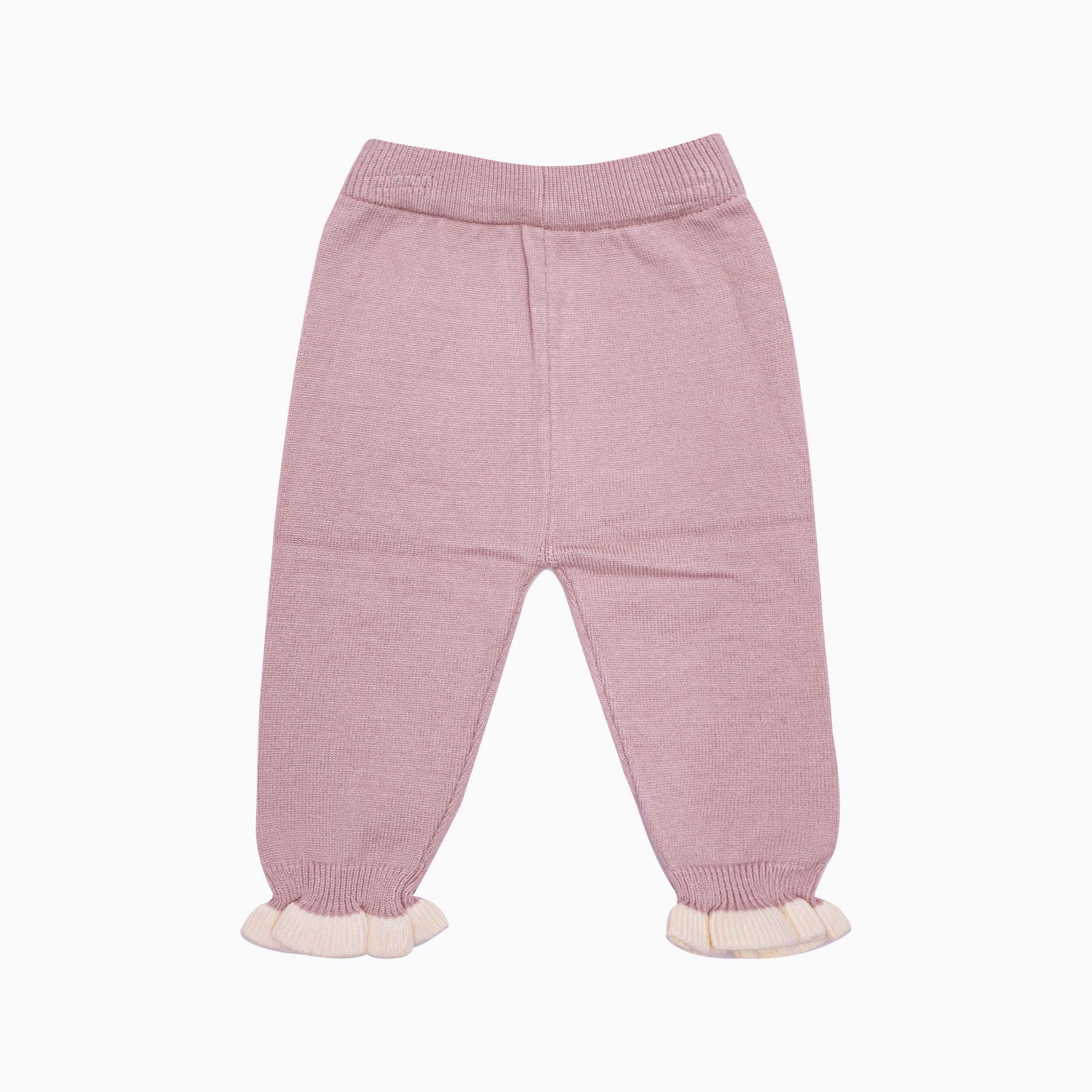 Baby Pink Heart Knit Set