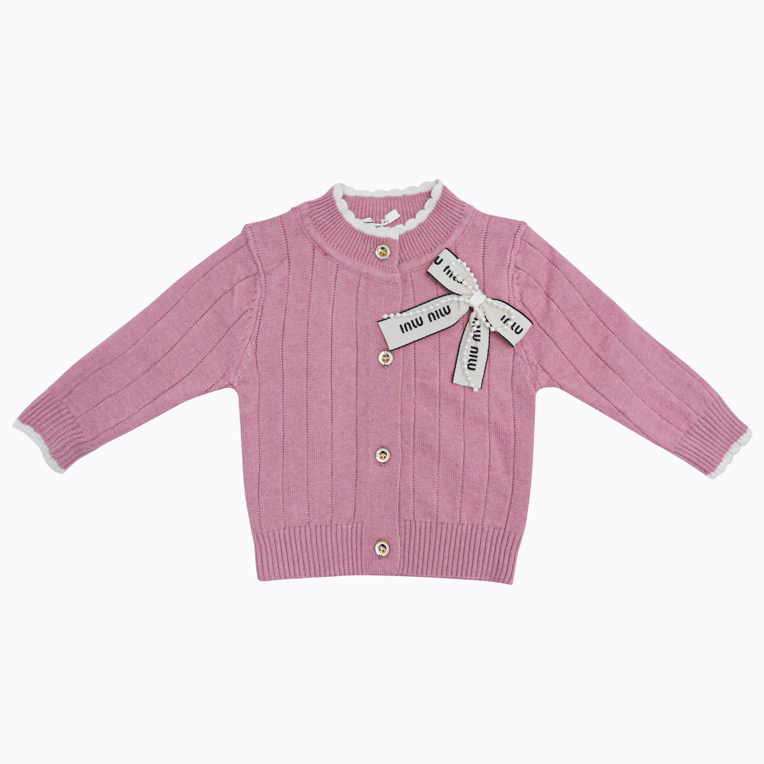 Baby Girls Knitted Outfit Pink