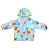 Kids Hooded Velvet Puffer Jacket