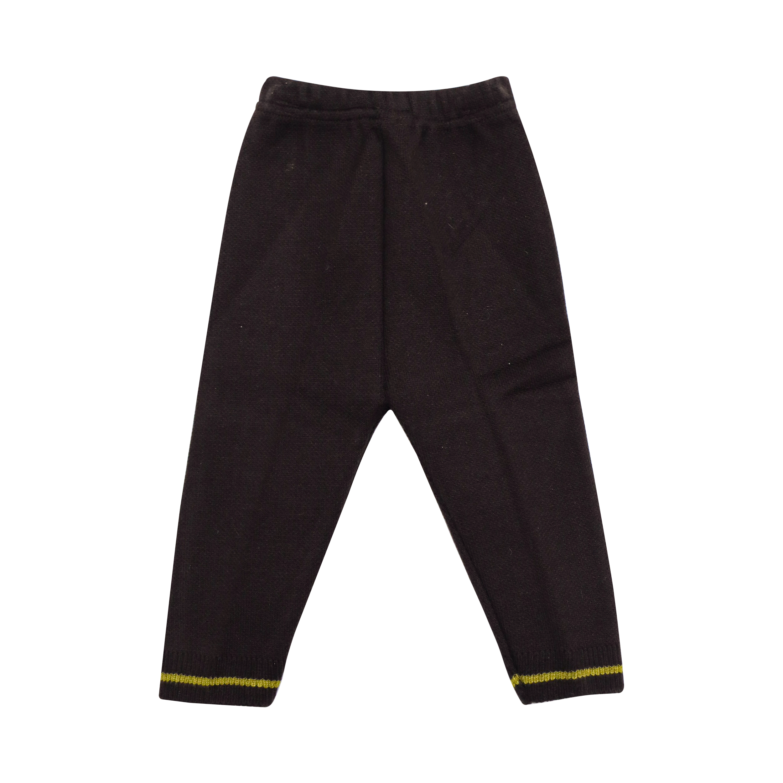 Kids Knit Sweater with Lower Parrot Green