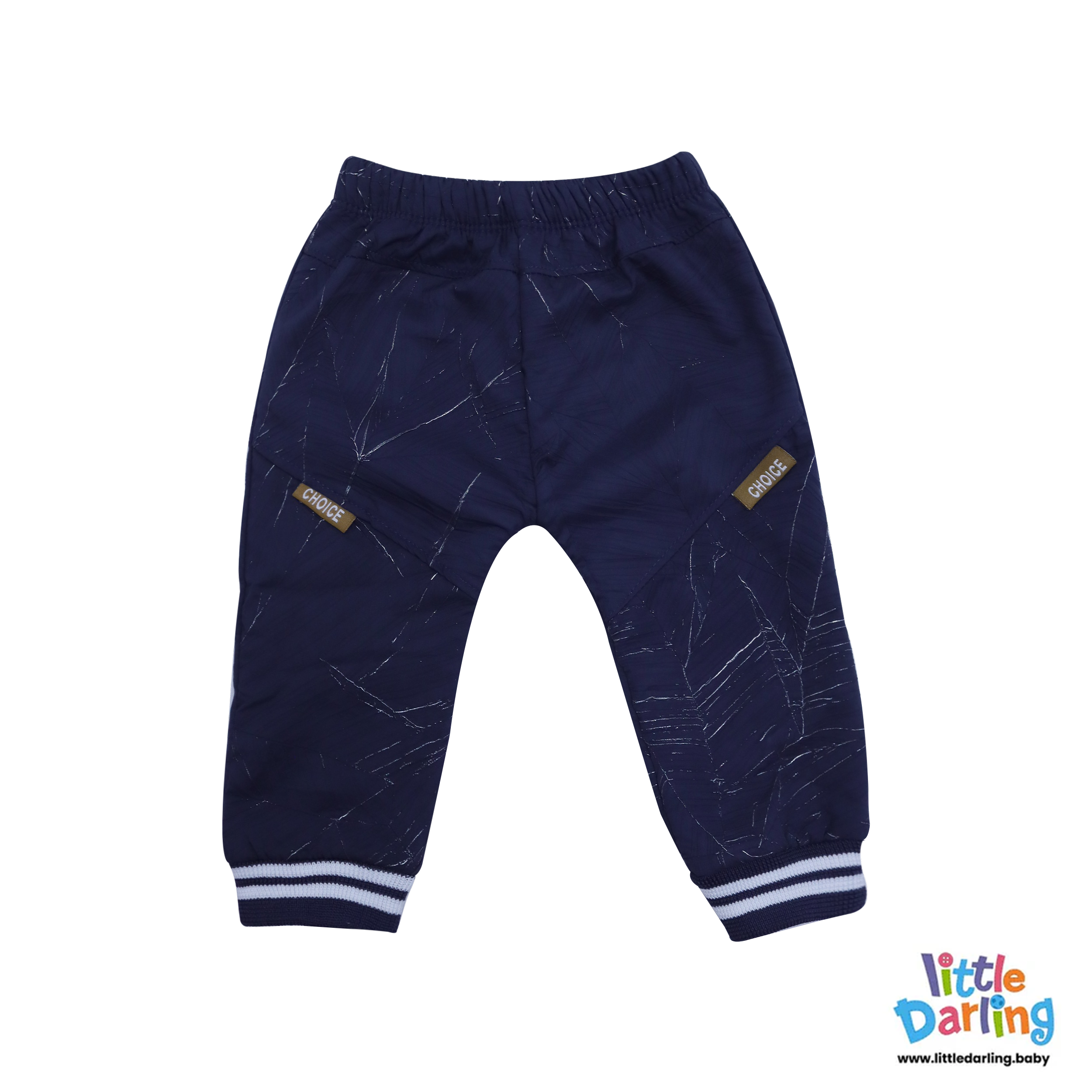 Baby Boys 2-Piece Tracksuit Set Navy Blue by Little Darling