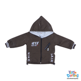 Baby Boys 2-Piece Tracksuit Set Brown | Little Darling