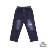 Baby Hooded Jacket & Denim Pant Set | Little Darling