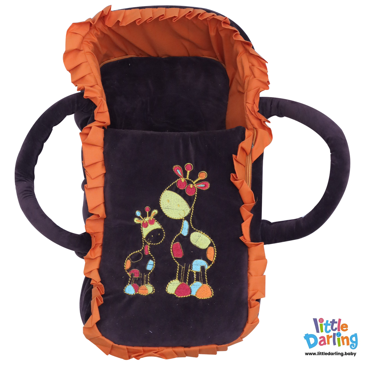 Infant Moses Basket Giraffe Embroidery | Little Darling Price in Pakistan