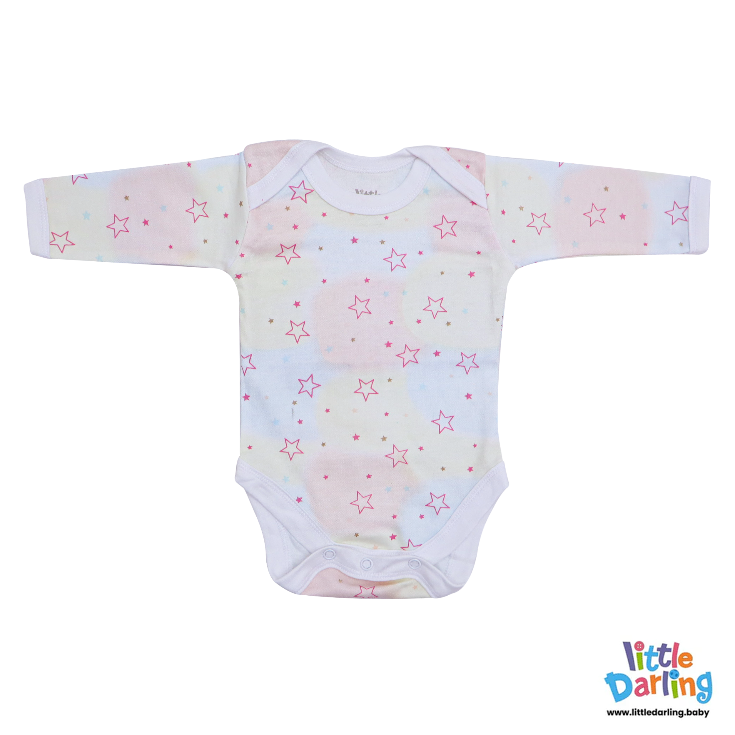 Baby Bodysuit Pk Of 3 Full Sleeve Unicorn by Little Darling