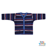 Baby Night Suit Blue Striped | Little Darling