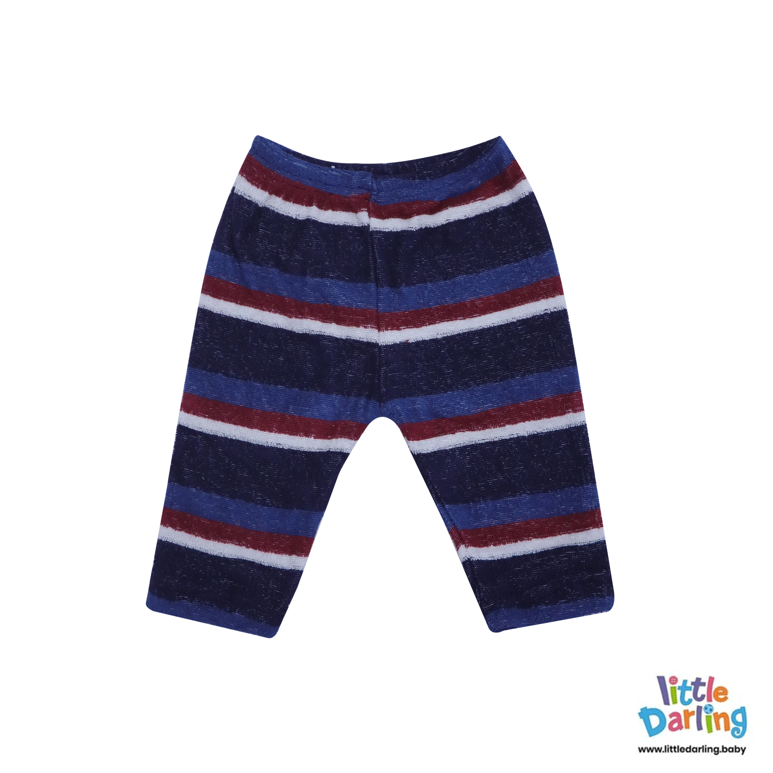 Baby Night Suit Blue Striped by Little Darling