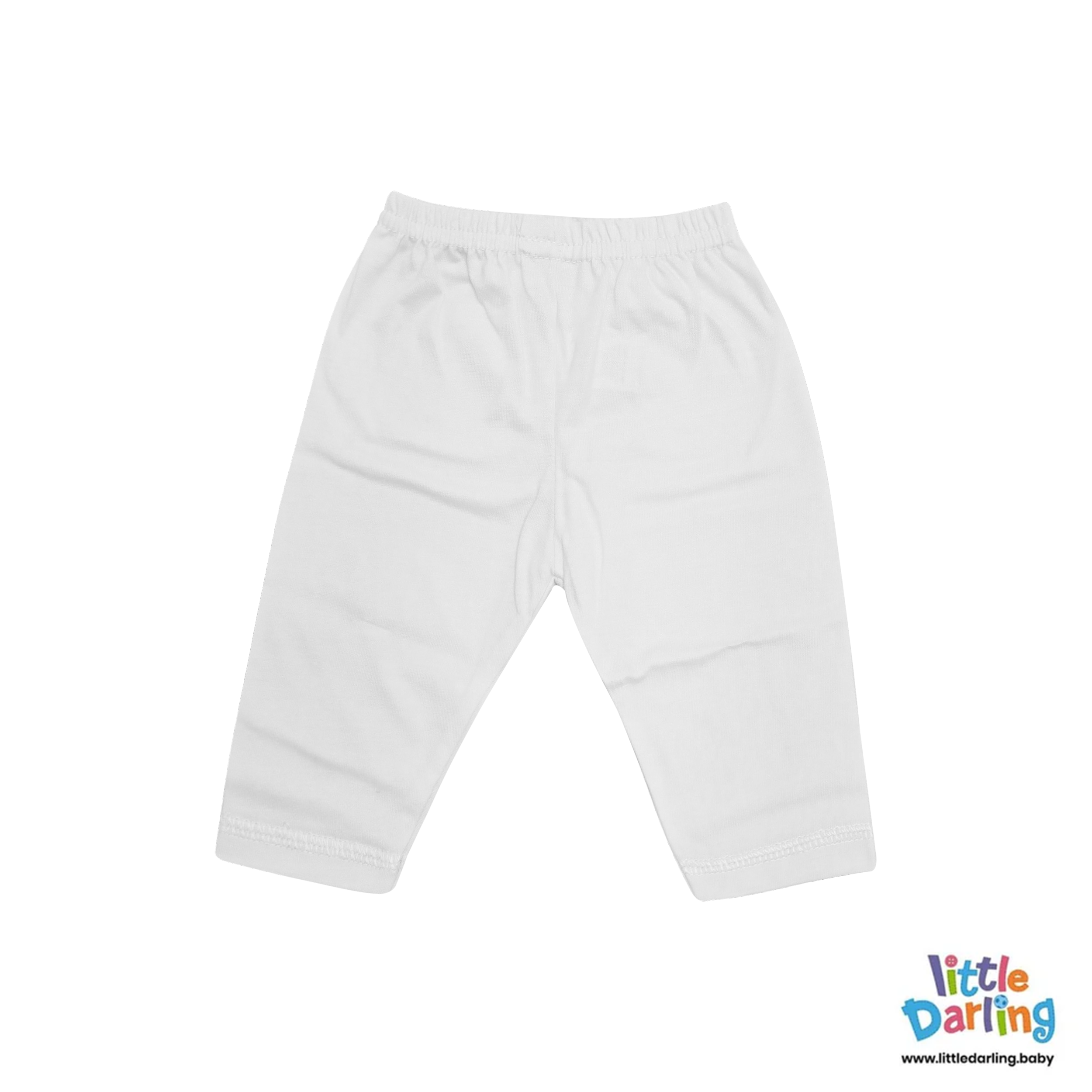 Baby Night Suit White Color by Little Darling