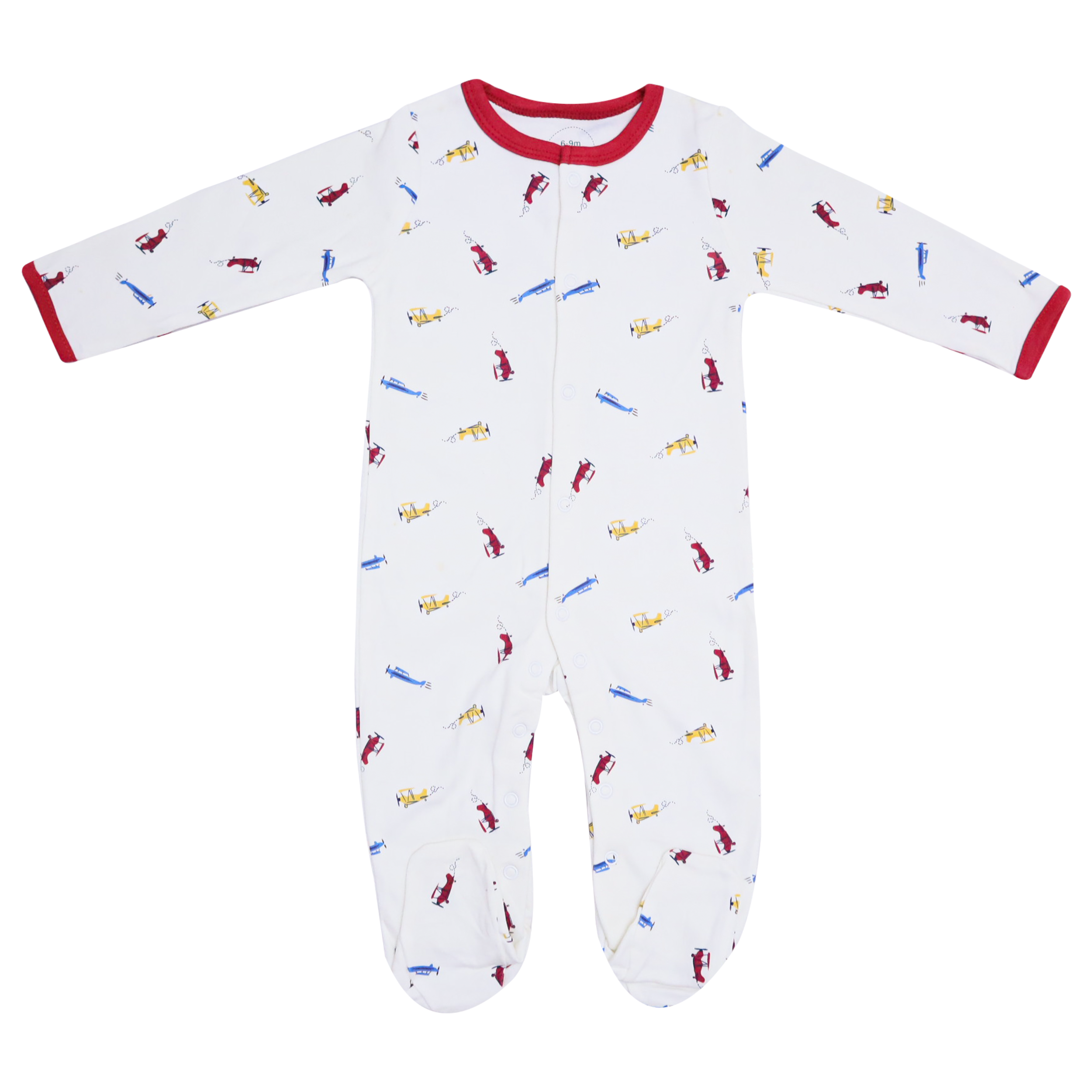 Baby Sleepsuit 3-Pack Aeroplan Print by Mamas & Papas
