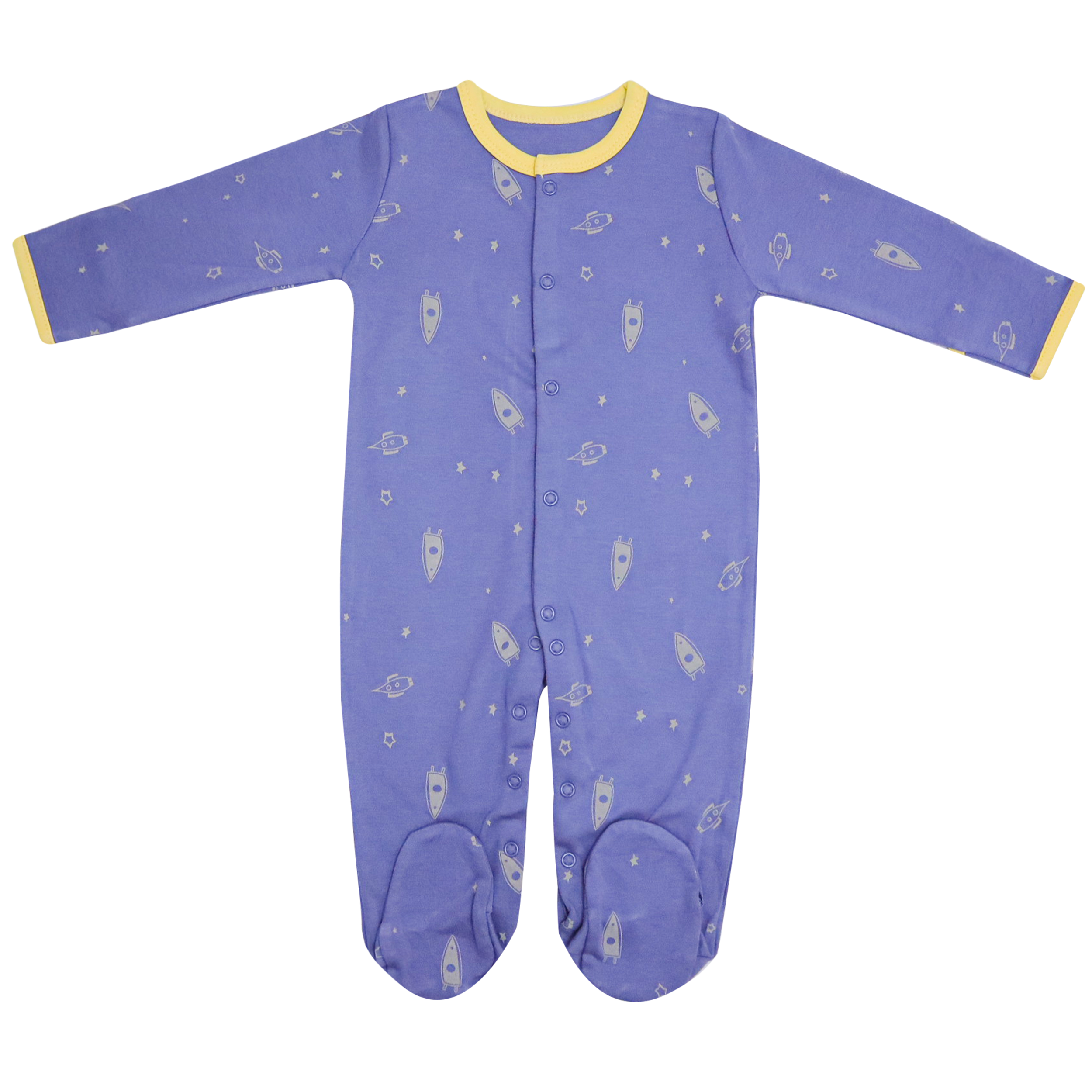 Baby Sleepsuit 3-Pack Astronaut Print by Mamas & Papas