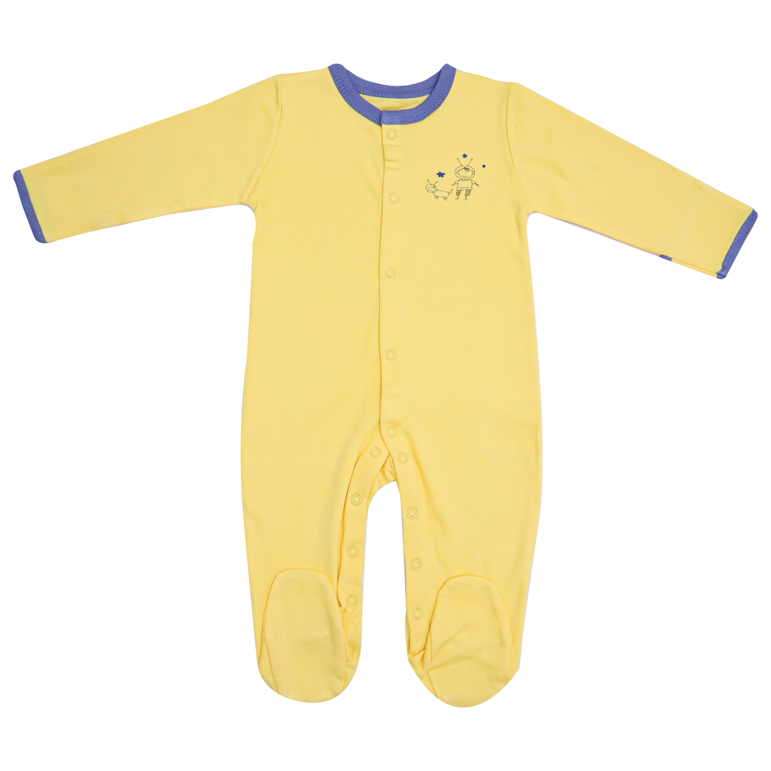 Baby Sleepsuit 3-Pack Astronaut Print by Mamas & Papas