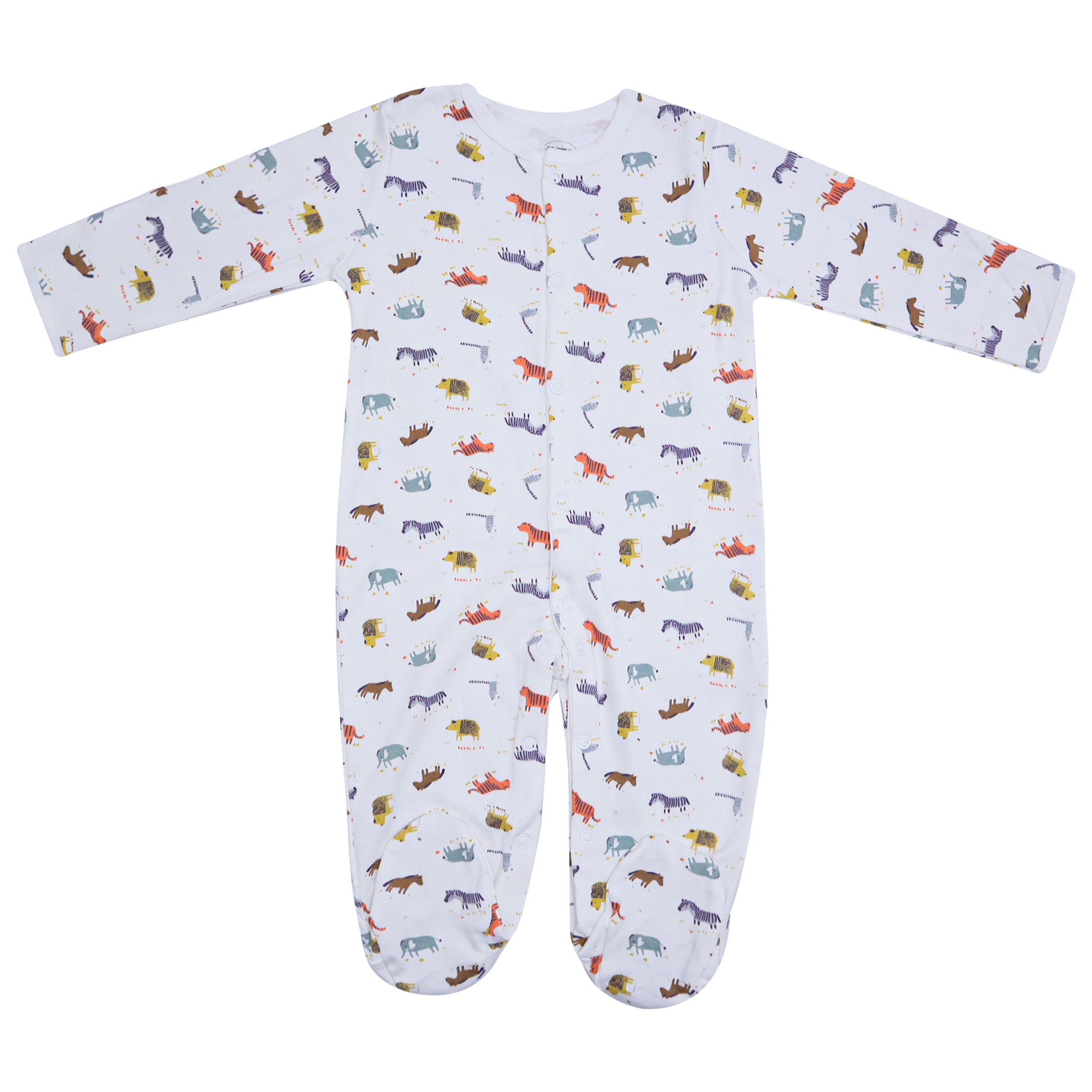 Baby Sleepsuit 3-Pack Elephant & Dot Print by Mamas & Papas