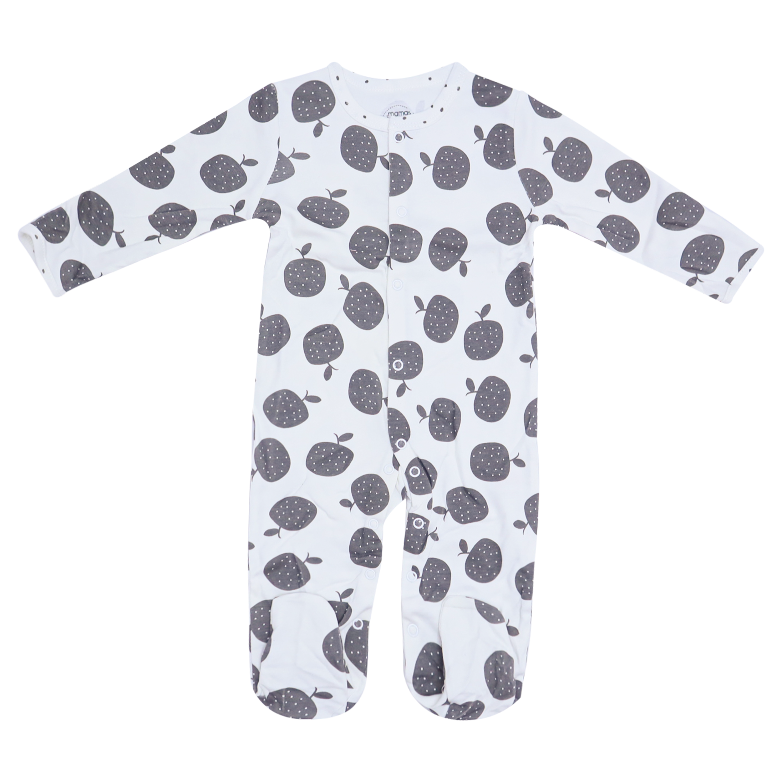 Baby Sleepsuit 3-Pack Apple Print by Mamas & Papas